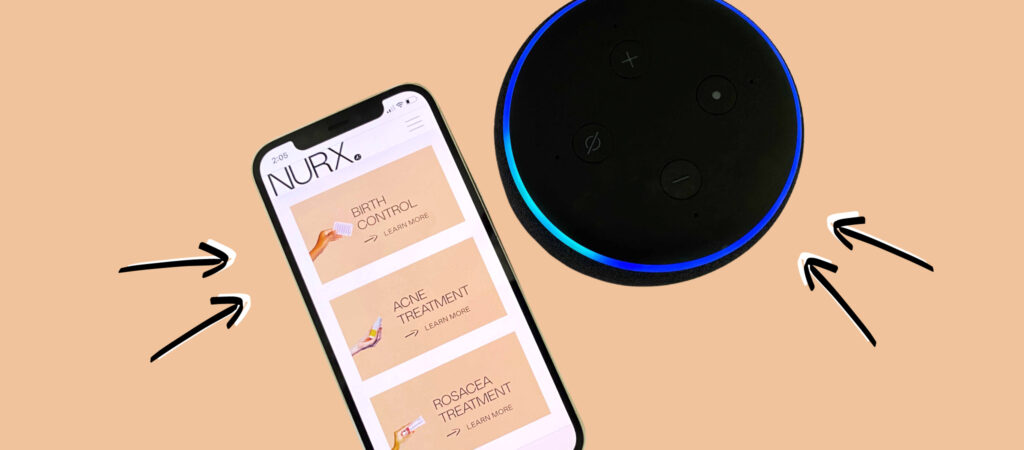 Nurx se lanza en la imagen de Amazon Alexa